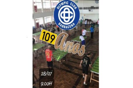 Torneio de 109 do Olympic é atração em Barbacena